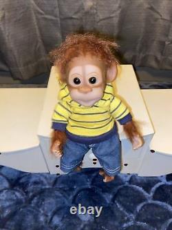 Ashton Drake So Truly Real Monkey Newborn Reborn Doll 8 Tall Beautiful
