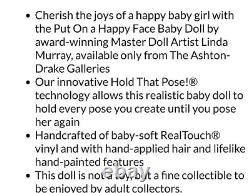 Ashton-Drake So Truly Real PUT ON A HAPPY FACE Baby Doll by Linda Murray, NEW