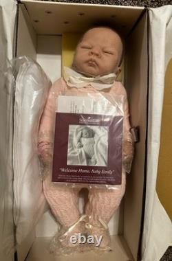 Ashton Drake So Truly Real Welcome Home Baby Emily Doll Linda Webb Newborn