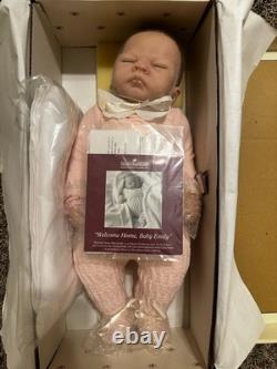 Ashton Drake So Truly Real Welcome Home Baby Emily Doll Linda Webb Newborn