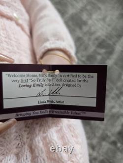 Ashton Drake So Truly Real Welcome Home Baby Emily Doll Linda Webb Newborn