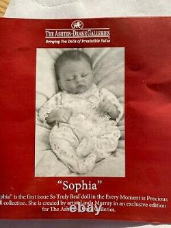 Ashton Drake Sophia Touch-Activated Interactive Baby Girl Doll by Linda Murray