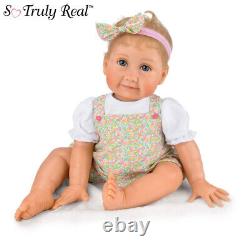 Ashton Drake Sugar And Spice Poseable Lifelike Baby Girl Doll by Sherry Miller