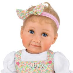 Ashton Drake Sugar And Spice Poseable Lifelike Baby Girl Doll by Sherry Miller