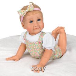 Ashton Drake Sugar And Spice Poseable Lifelike Baby Girl Doll by Sherry Miller