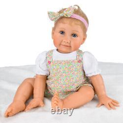 Ashton Drake Sugar And Spice Poseable Lifelike Baby Girl Doll by Sherry Miller