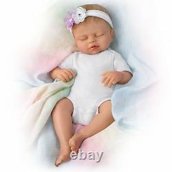 Ashton Drake Swaddled So Sweetly Lifelike Baby Girl Doll by Violet Parker