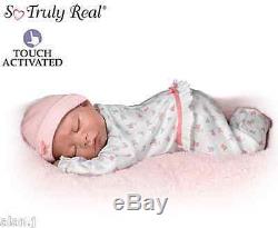 Ashton Drake Sweet Dreams Maddie Breathing Poseable Baby doll