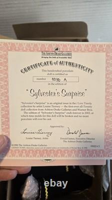Ashton Drake Sylvester's Surprise Porcelain Doll NIB COA 93022 1998