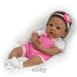 Ashton Drake Tasha Silicone Soft Skin Lifelike Baby Girl Doll by Linda Murray