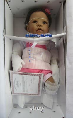 Ashton Drake Tasha Silicone Soft Skin Lifelike Baby Girl Doll by Linda Murray