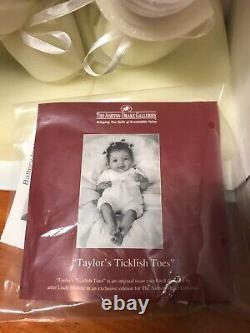 Ashton Drake Taylor's Ticklish Toes DOLL BY LINDA MURRAY Authentic new boxed