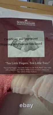 Ashton Drake Ten Little Fingers Ten Little Toes New In Box. So Truly Real Vinyl