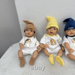 Ashton-Drake The Seven Dwarfs Baby Dolls Lot of 6