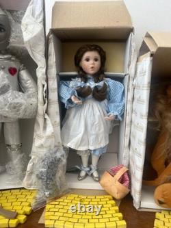 Ashton-Drake The Wizard Of Oz Doll Set With Boxes And COAs