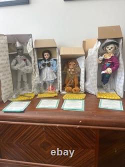 Ashton-Drake The Wizard Of Oz Doll Set With Boxes And COAs