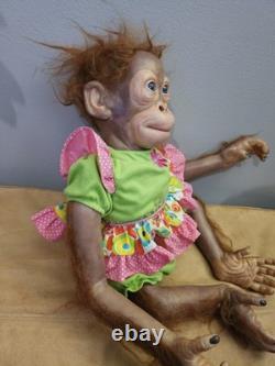 Ashton Drake Toddler Monkey Orangutan Mollie By Simon Laurens- Reborn Doll HTF