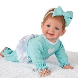 Ashton Drake Tummy Time With Taytum Lifelike Baby Doll With Pop-Up Play Mirror