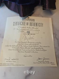 Ashton-Drake Ultimately Madra- Blonde-COA #866-Mel Odom-with Extra Outfit No Box