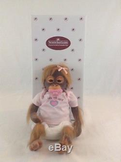 Ashton Drake Umi Orangutan With Clothes & Pacifier Lifelike Monkey Doll Child