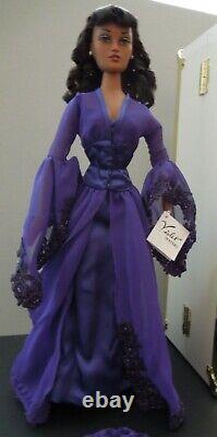 Ashton Drake VIOLET WATERS Violet Nights Doll and Trunk Set with box, COA