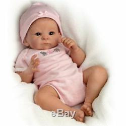 Ashton Drake Vinyl Reborn Baby Doll Full Handmade Newborn Lifelike Realistic 17