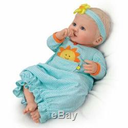 Ashton Drake Violet Parker Pocket Full Of Sunshine Weighted Baby Doll NEW Gift