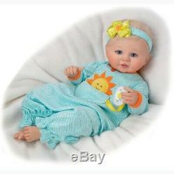 Ashton Drake Violet Parker Pocket Full Of Sunshine Weighted Baby Doll NEW Gift
