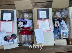 Ashton Drake Walt Disney World Boy & Girl 16 Porcelain Dolls New In Box Coa