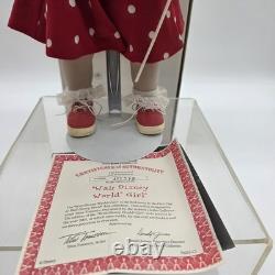 Ashton Drake Walt Disney World Girl Minnie Mouse Balloon Porcelain Doll COA