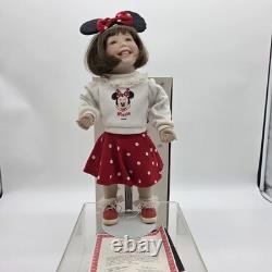 Ashton Drake Walt Disney World Girl Minnie Mouse Balloon Porcelain Doll COA