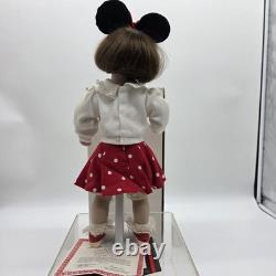 Ashton Drake Walt Disney World Girl Minnie Mouse Balloon Porcelain Doll COA