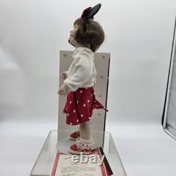 Ashton Drake Walt Disney World Girl Minnie Mouse Balloon Porcelain Doll COA