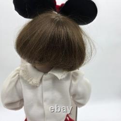Ashton Drake Walt Disney World Girl Minnie Mouse Balloon Porcelain Doll COA