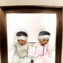 Ashton-Drake Waltraud Hanl Jada And Jayden Poseable Twin Baby Doll Set