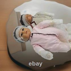 Ashton-Drake Waltraud Hanl Jada And Jayden Poseable Twin Baby Doll Set