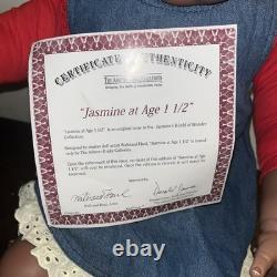 Ashton Drake Waltraud Hanyl So Truly Real JASMINE Age 1 1/2 Reborn Doll 26 READ