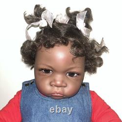Ashton Drake Waltraud Hanyl So Truly Real JASMINE Age 1 1/2 Reborn Doll 26 READ