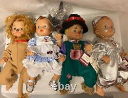 Ashton Drake Wizard Of Oz Baby Dolls Dorothy Lion Tin Man & Scarecrow New Rare