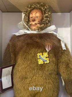 Ashton Drake Wizard Of Oz Cowardly Lion Singing Doll (New in Opened Box)