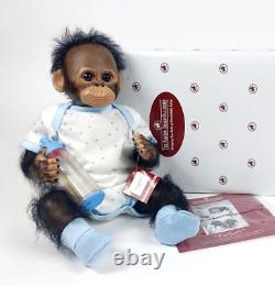 Ashton-Drake Zachary Monkey/Chimp 15 Therapy Doll with Certificate (NIB)