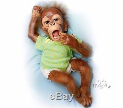 Ashton Drake Zula Baby Orangutan Monkey Doll