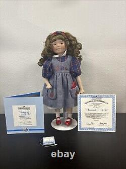 Ashton Drake'autumn and A B Cs' by Artist Dianna Effner LE Porcelain Doll, COA