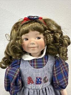 Ashton Drake'autumn and A B Cs' by Artist Dianna Effner LE Porcelain Doll, COA