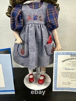 Ashton Drake'autumn and A B Cs' by Artist Dianna Effner LE Porcelain Doll, COA