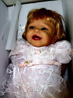 Ashton Drake/bonnie Chyle Vinyl & Cloth Weighted Doll Faith With Coa