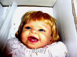 Ashton Drake/bonnie Chyle Vinyl & Cloth Weighted Doll Faith With Coa