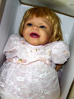 Ashton Drake/bonnie Chyle Vinyl & Cloth Weighted Doll Faith With Coa