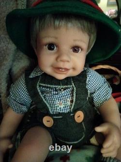 Ashton Drake boy with traditional Bavarian costume