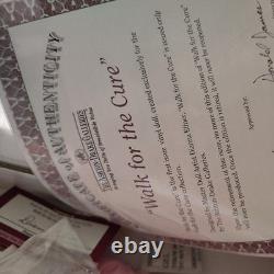 Ashton Drake/dianna Effner 12 Inch Bjd Doll Walk For The Cure New With Coa